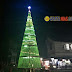 Pohon Natal Setinggi 10 Meter dari Bahan Daur Ulang Hiasi Kota Gunungsitoli