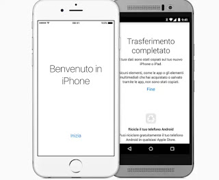 da android a ios passare da android a iphone