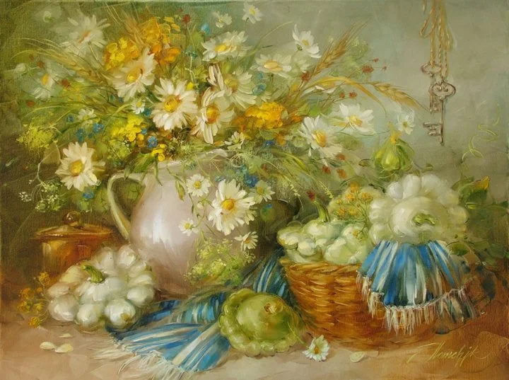 Anna Homchik - Анна Хомчик 1976 | Ukrainian Still life painter | The sweet moments