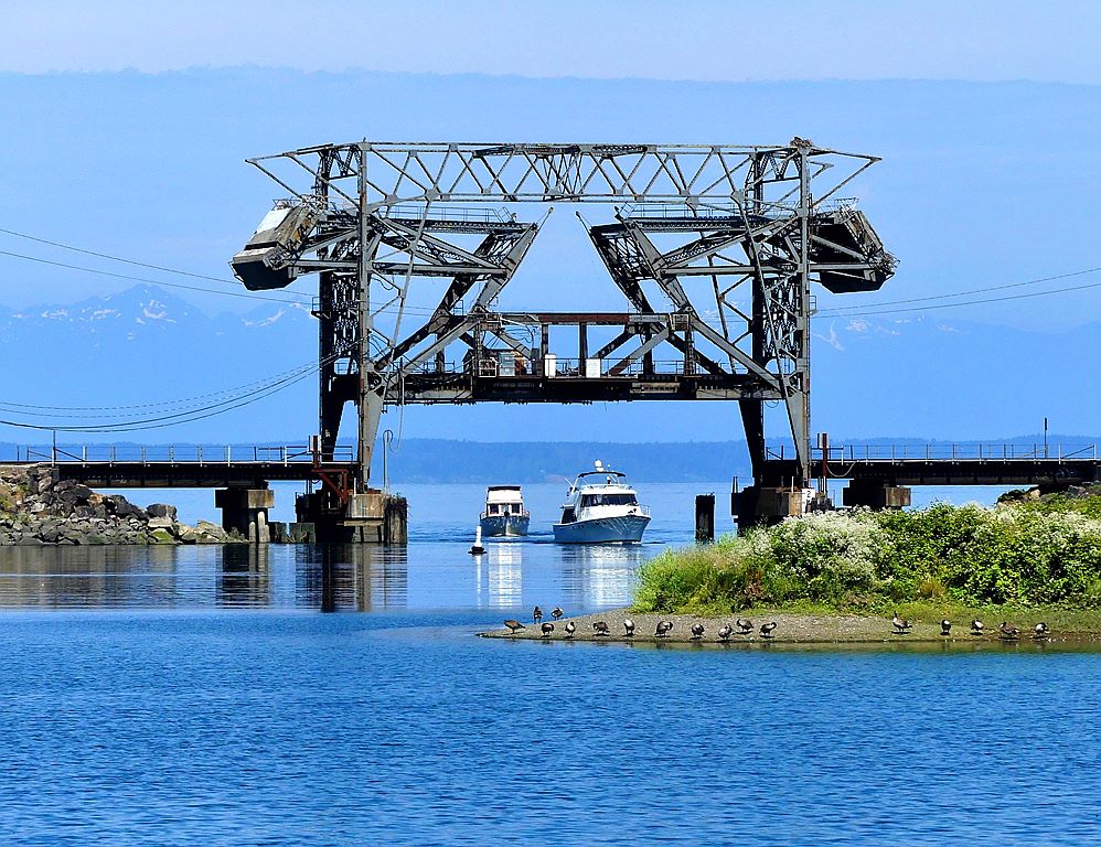 Industrial History BNSF/Northern Pacific Bridge over Chambers Bay at