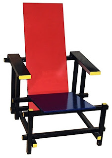 Gerrit Rietveld, Kırmızı ve Mavi Sandalye, 1917
