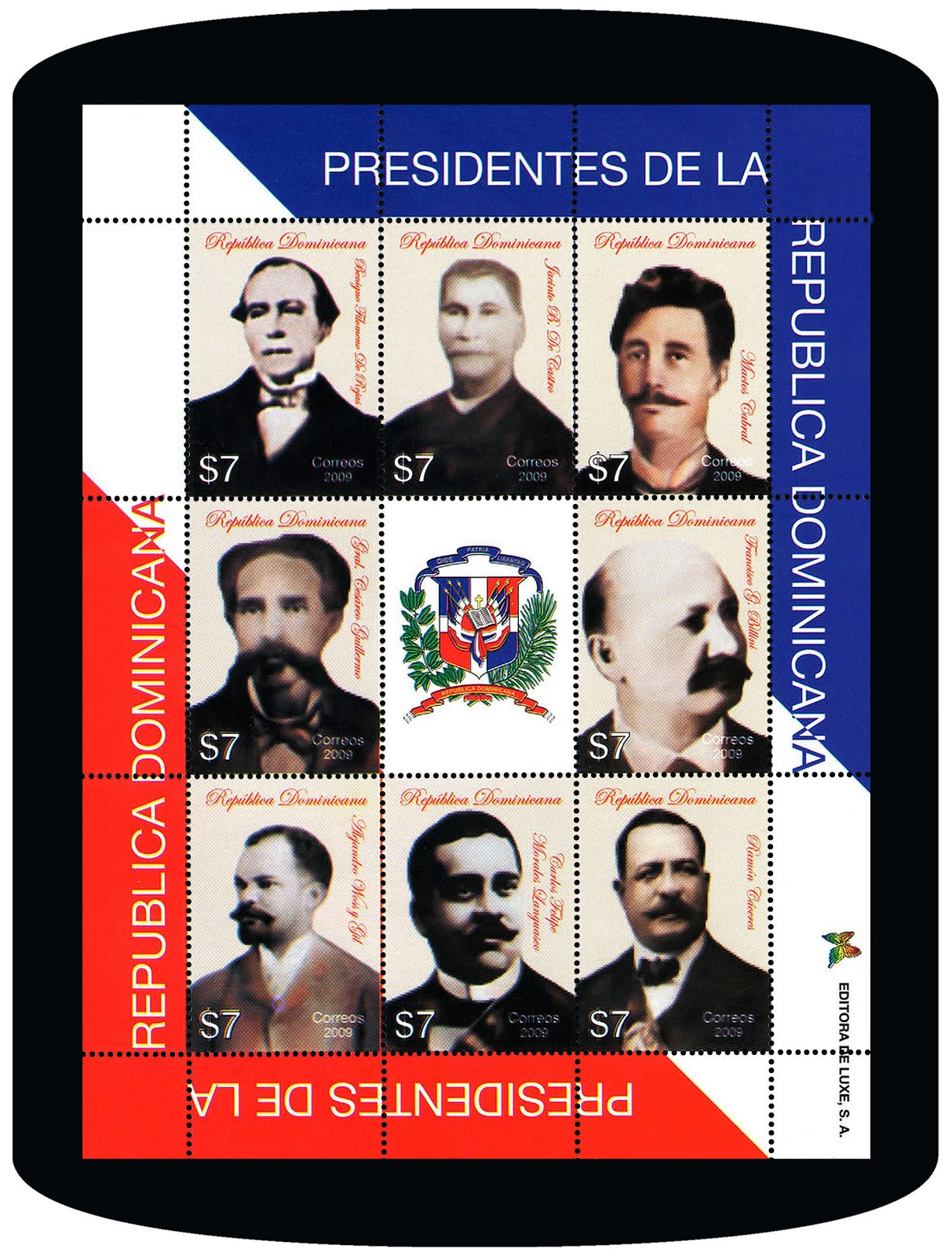 Sellos Dominicanos: Presidentes de la República Dominicana