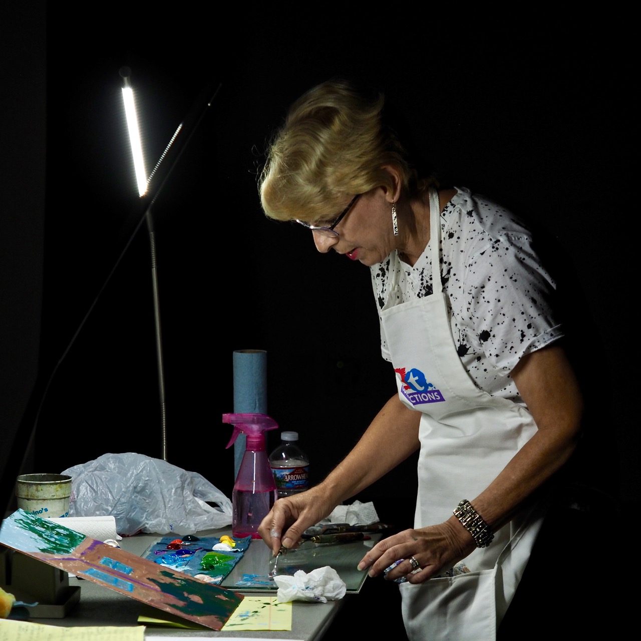 Photos and Stories Nancy Anderson Demonstrates at the Huntington Beach