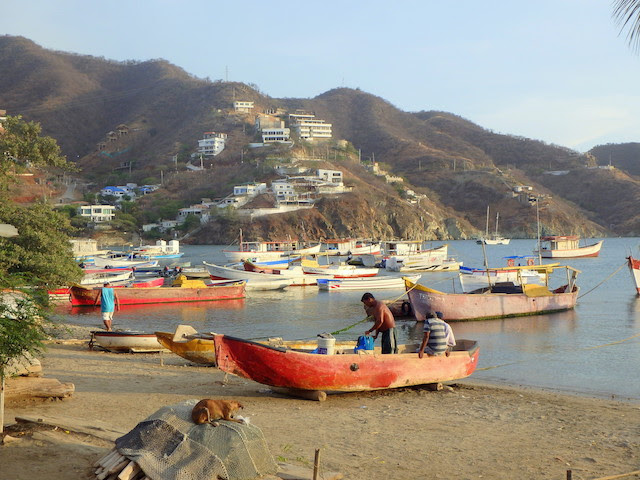 Taganga, a cute fishermen village in Colombia