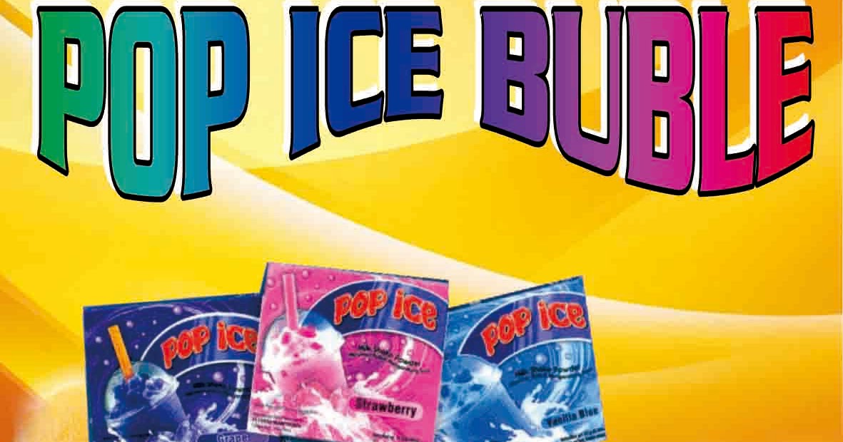 40+ Koleski Terbaik Contoh Spanduk Pop Ice Bubble ...