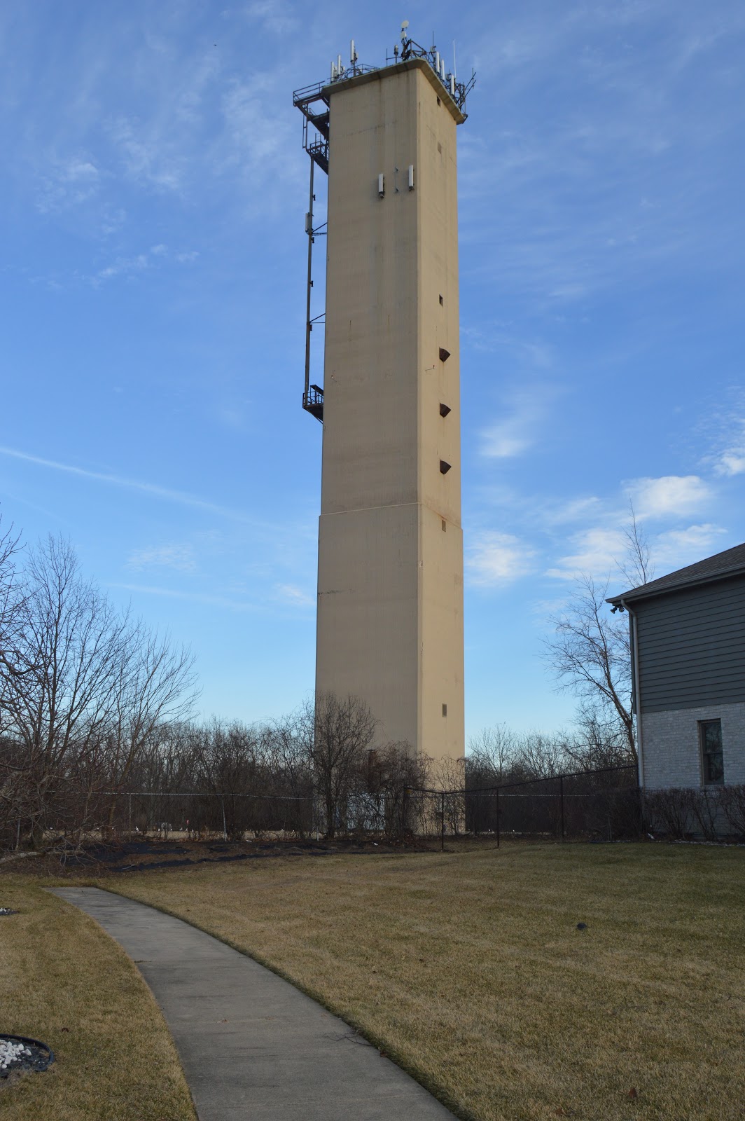 Industrial History Concrete Microwave Towers