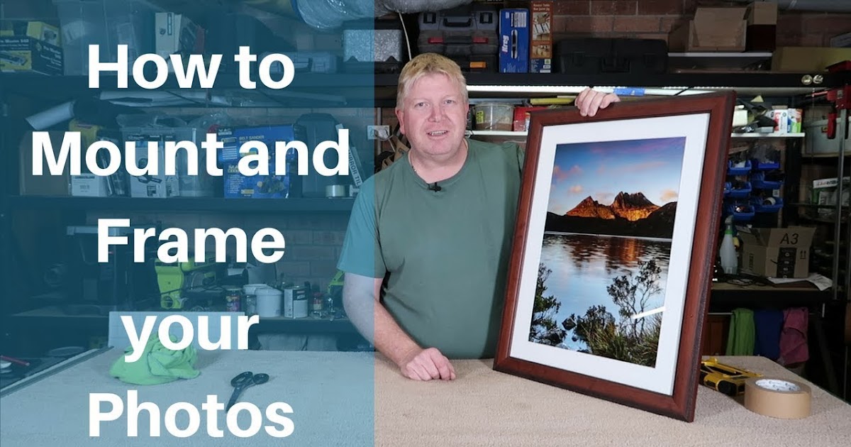 How to Mount and Frame Your Own Pictures Photography Blog Tips ISO