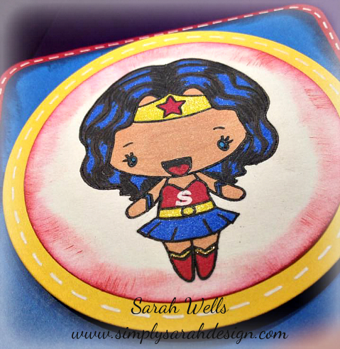 Simply Sarah: Superwoman Birthday Card