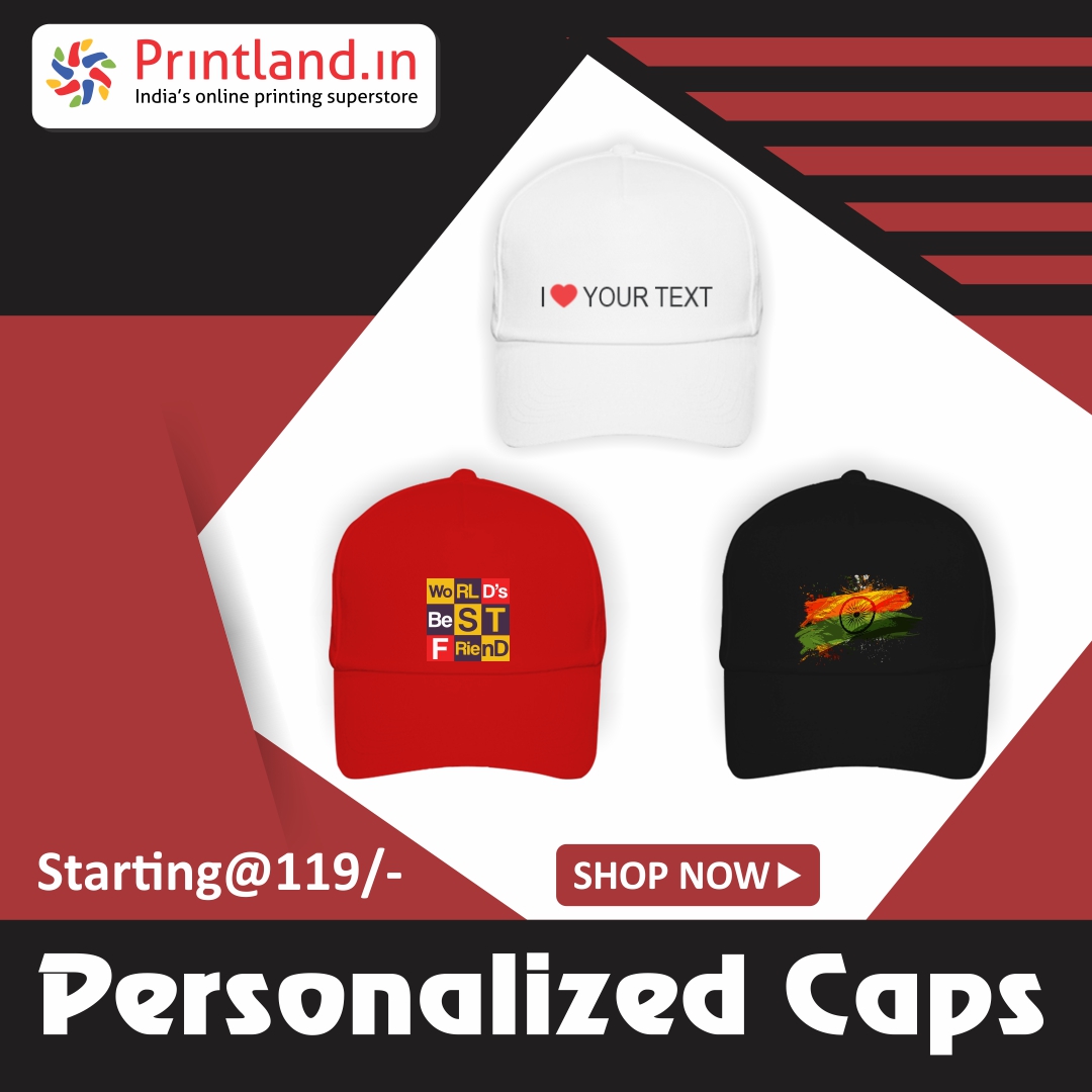 personalised caps india