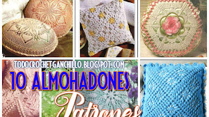 Los 10 mejores patrones de cojines grandes a crochet / Patrones