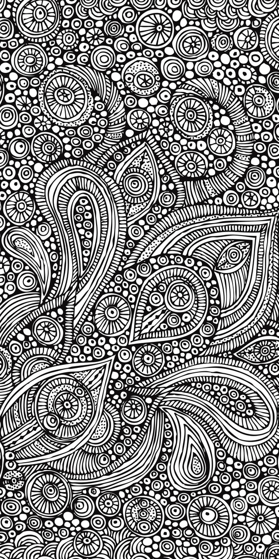 zentangle coloring pages pinterest - photo #20