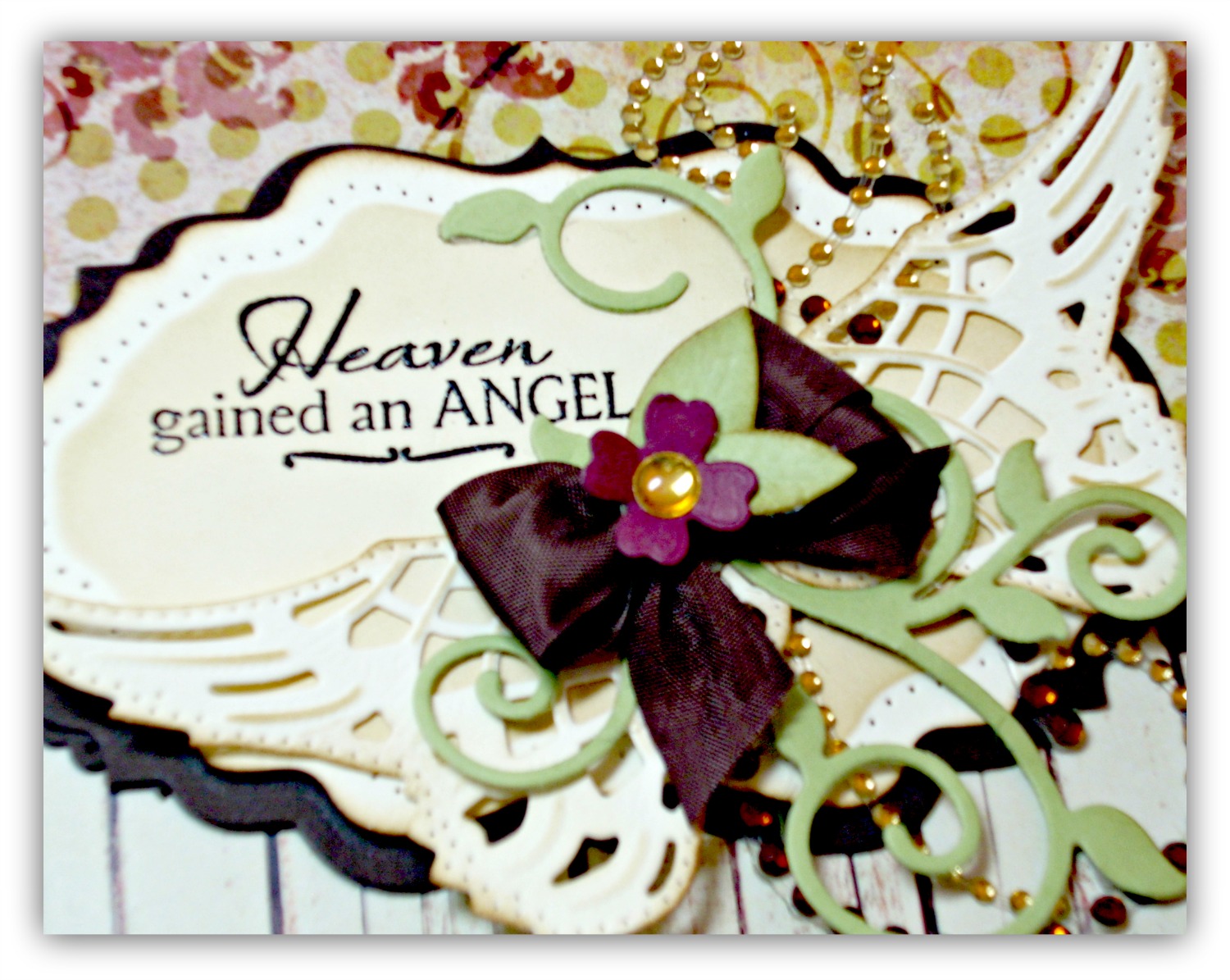 Designs by Lisa Somerville Heaven gained an Angel