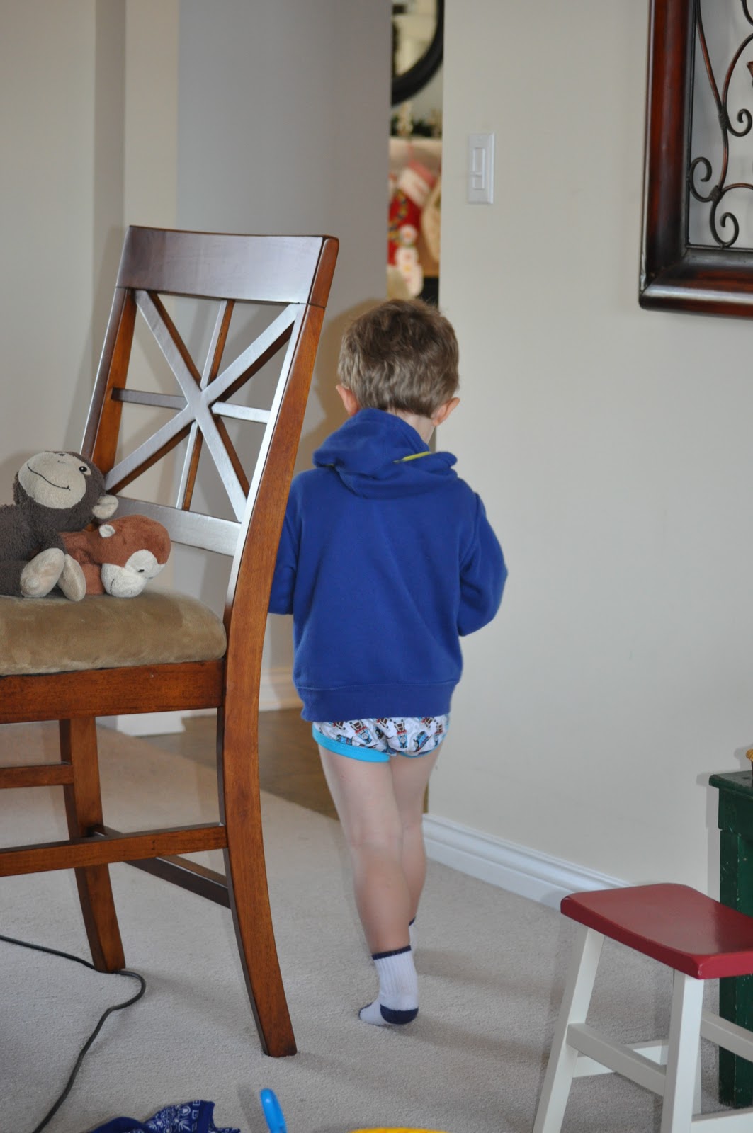 Happy Huberts! My BIG potty trained boy!