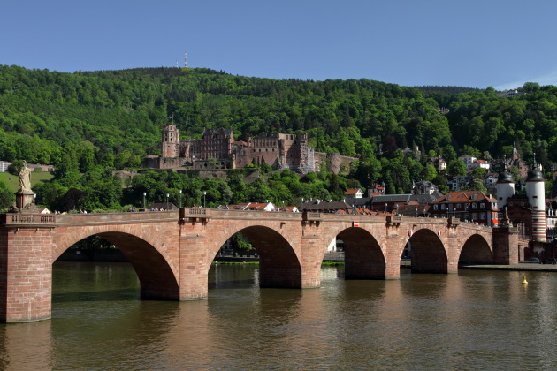 Heidelberg Castle and Karl Theodore Bridge