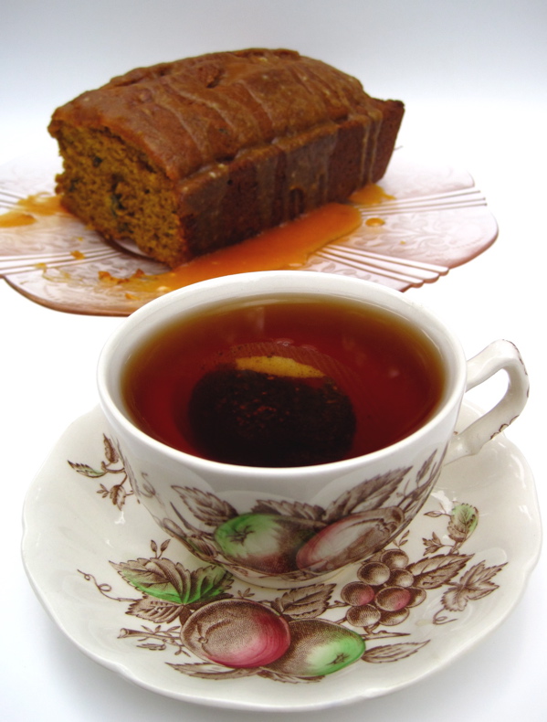 Tea With Friends PumpkinWalnut Tea Bread & Pumpkin Ginger Tea