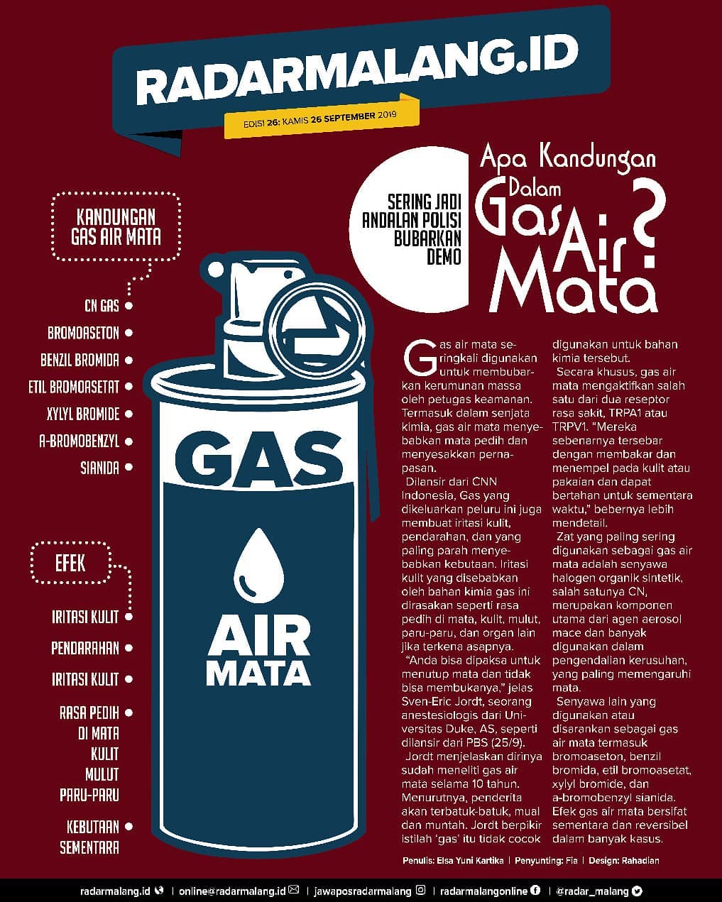 Mengenal Gas Air Mata Kandungan, Efek, dan Cara Mengatasi Gas Air Mata