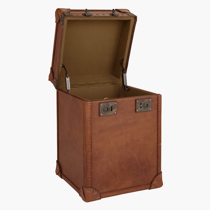 David Dangerous Leather Trunk Storage