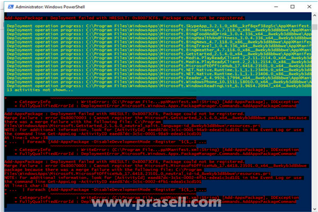 Tips Mengatasi Menu Di Windows 10 Tidak Bisa Di Buka PowerShell