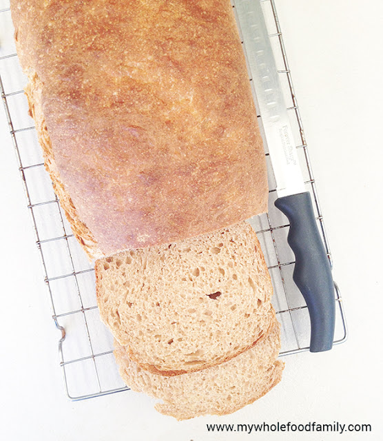 Wholemeal spelt bread - thermomix - www.mywholefoodfamily.com