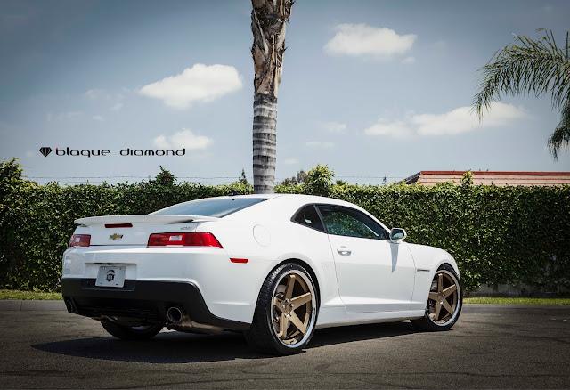2014 Chevy Camaro SS Fitted With 22 inch BD-21’s in Bronze - Blaque Diamond Wheels