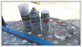 Gold Spray Paint-Krylon Looking Glass Spray Paint-Faux Vintage Mirror Effect- From My Front Porch To Yours