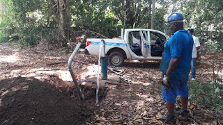 Poços artesianos são ativados em Malhador Poços artesianos são ativados em Malhador