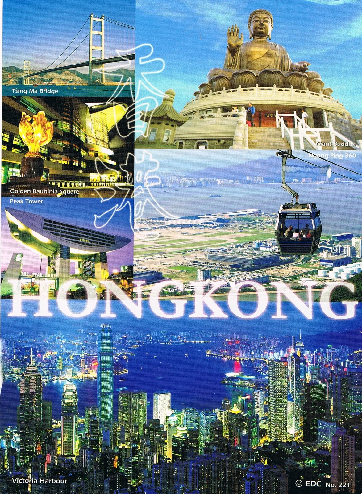 Postcards in my mailbox Postcard from Hong Kong
