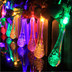 lights christmas multi xmas decoration lighting icicle outdoor led fairy
