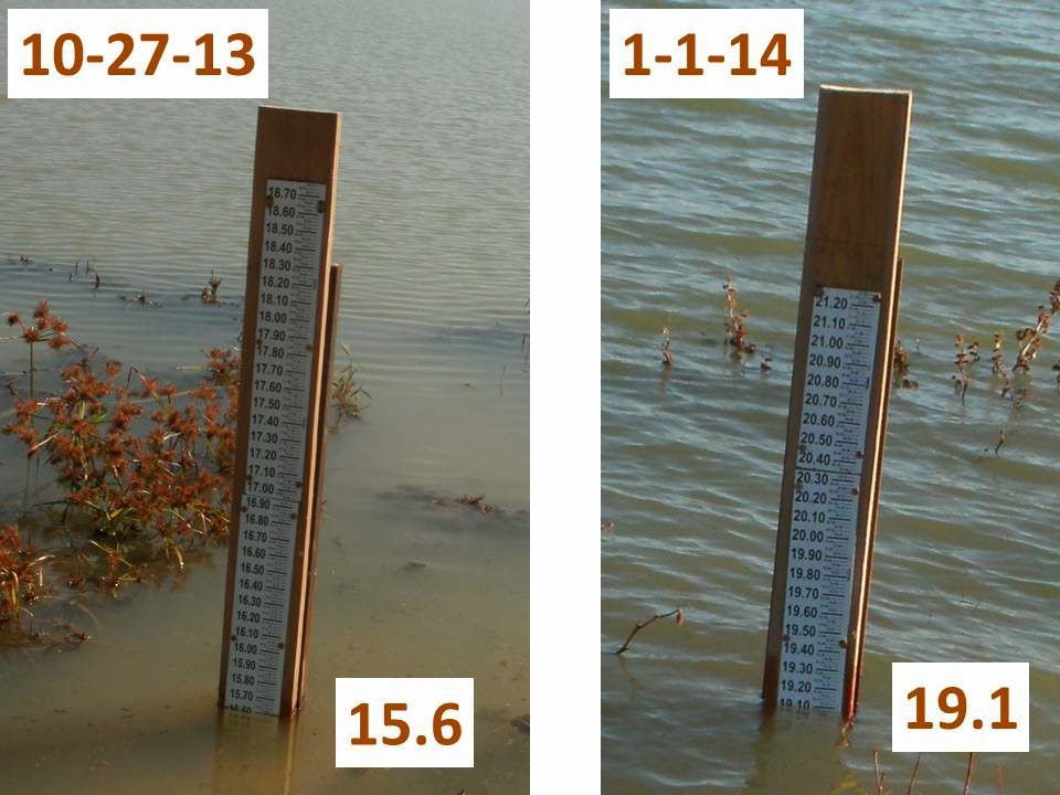 Twin Buttes Reservoir January 2014