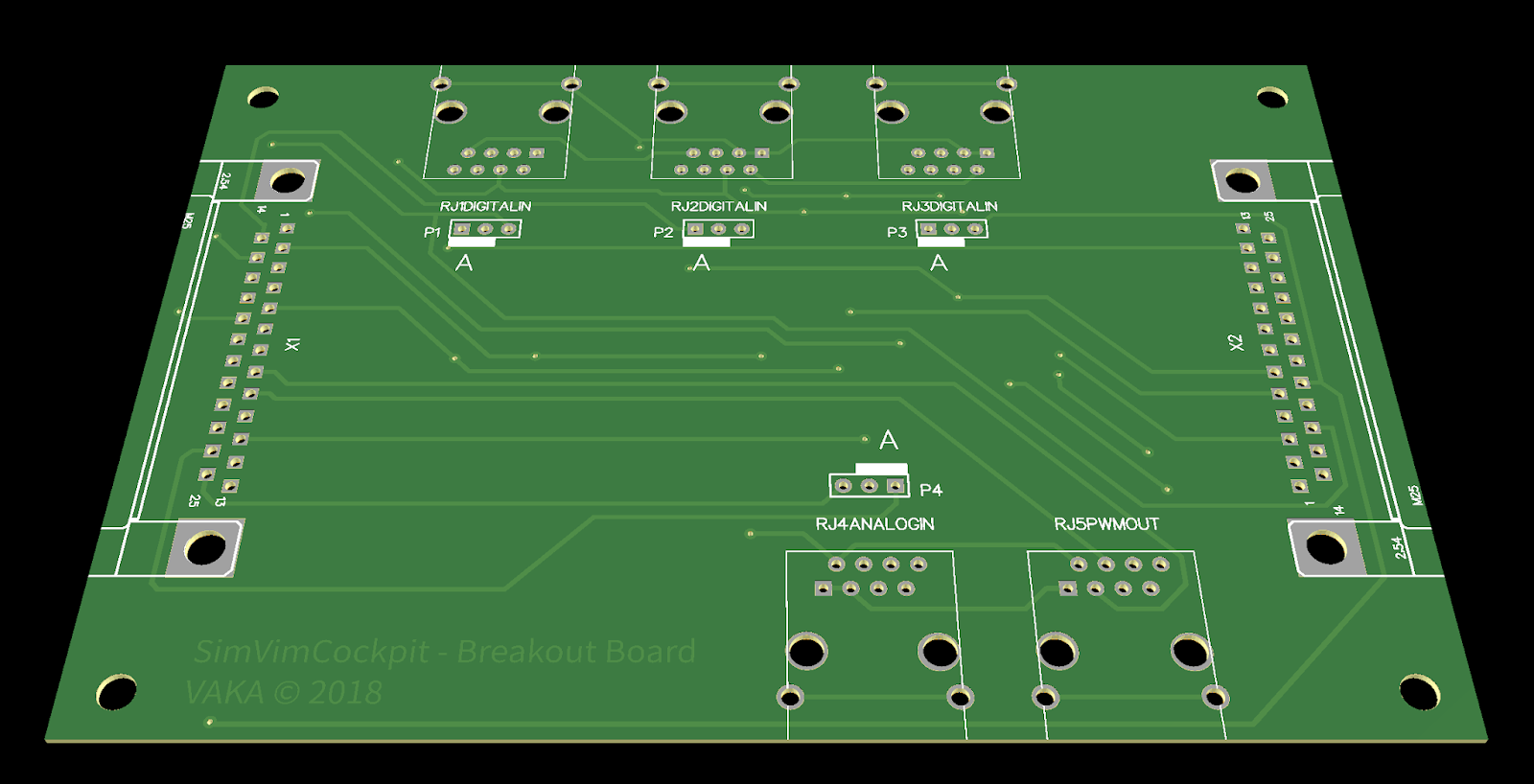 Homecockpit XPlane General Aviation Making your own PCB