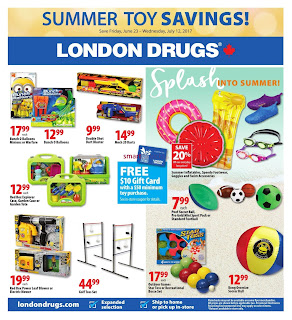 London Drugs Summer Toy Savings valid June 23 - July 12, 2017