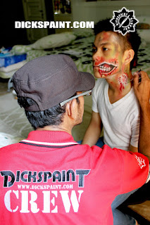 face painting horror zombie jakarta