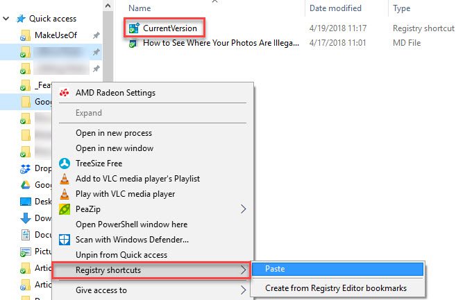 Cómo crear accesos directos a claves de registro en Windows Cómo crear accesos directos a claves de registro en Windows