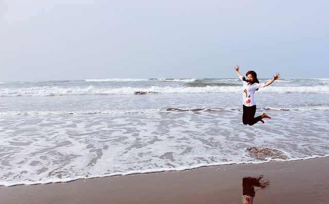 pemandangan di pantai parangtritis foto keren di pantai parangtritis