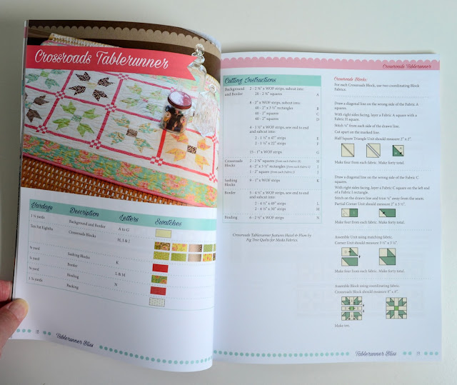 Sew Fresh Quilts Tablerunner Bliss Quilt Along Blog Hop Begins!