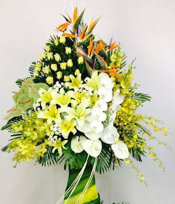 hoa chúc mừng lễ khai trương
