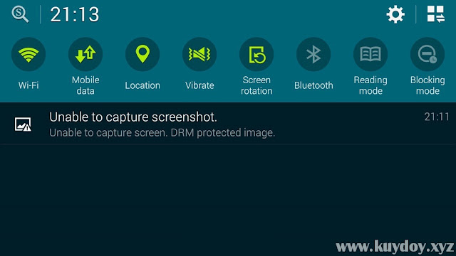 Cara Mengatasi Screenshot Error DRM Protected Image di Android