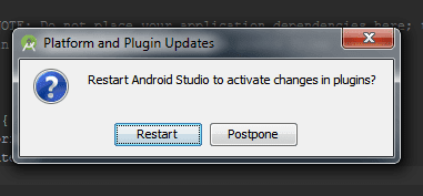 Platform and Plugin Updates Android Studio Platform and Plugin Updates Android Studio