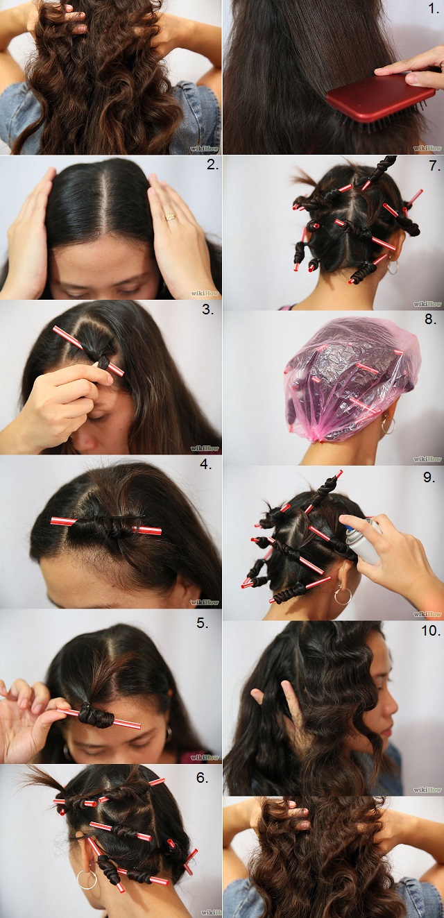 How To Curl Hair With Drinking Straws Style Hunt World