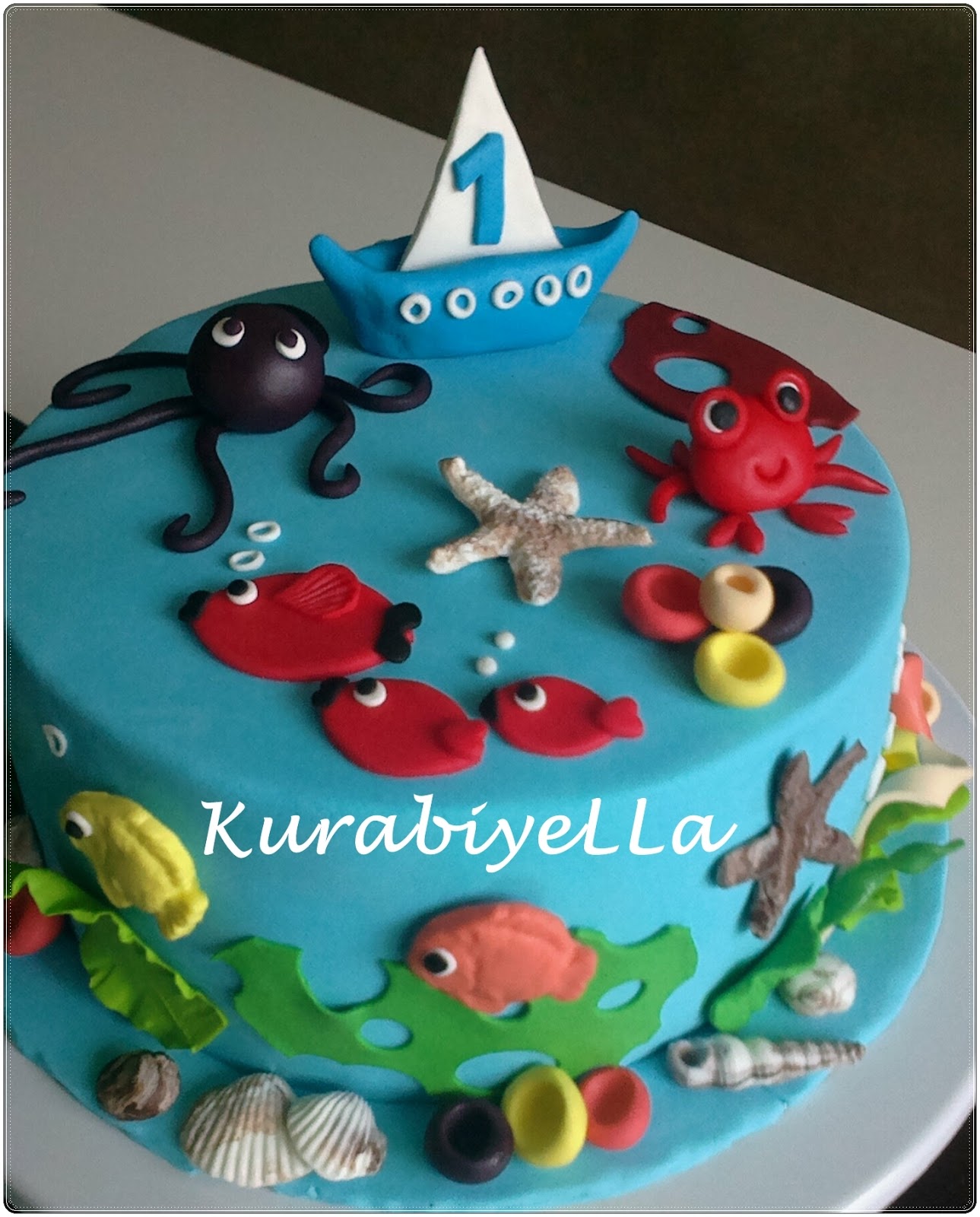 Butik Kurabiye, Cupcake ve Pasta. KurabiyeLLa Ahmet Deniz 1 yaşında