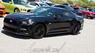 Black Ford Mustang Arriving