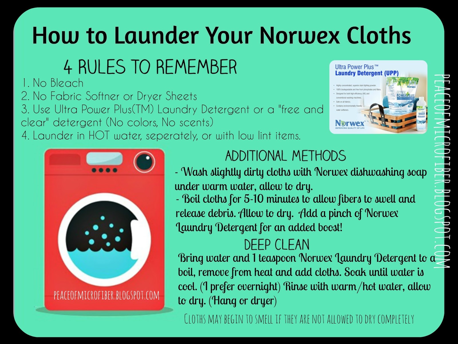 Norwex - Your microfiber cloths can clean up some BIG messes. You