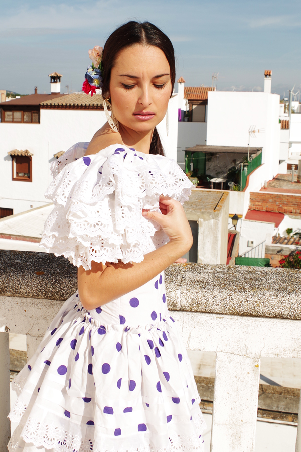 #RetoInnova Vestido de flamenca antiguo mirando hacia abajo