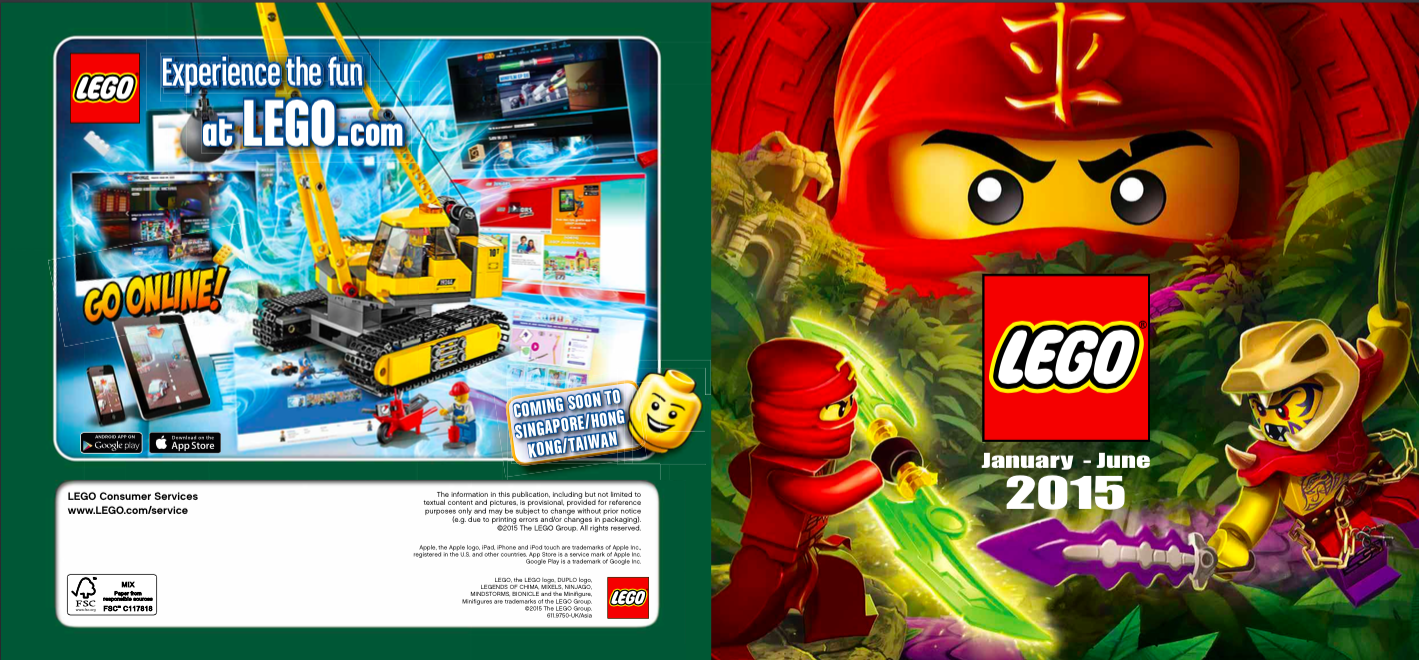 DeToyz: Lego 2015 1st Catalog (Asia version)