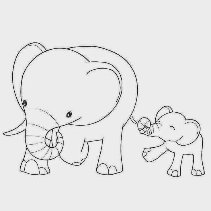 baby and mother animals coloring pages - photo #17