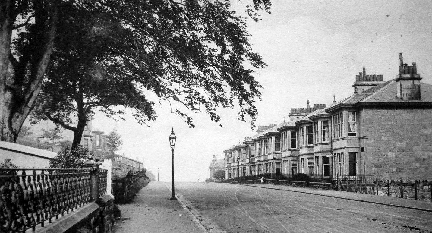 Tour Scotland Old Photograph Broomberry Drive Street Gourock Scotland