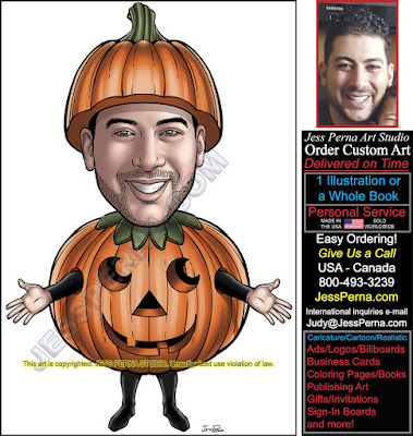 Pumpkin Halloween Jack-O-Lantern Real Estate Agent Ad