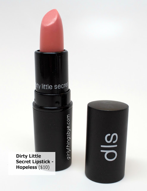 Dirty Little Secret lipstick in Hopeless, @girlythingsby_e