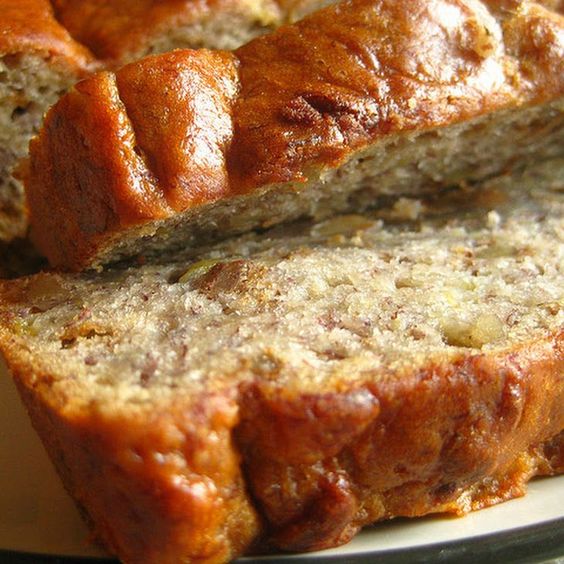 Simple Vegan Banana Bread Recipe No eggs, oil or butter=very low or no fat! :) (Don't use 5 bananas! It's way too gummy :p Bleck! Stick with 3 or 4!)