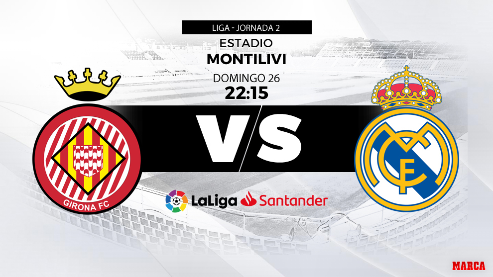 Horario y d贸nde ver: Girona vs. Real Madrid Horario y d贸nde ver: Girona vs. Real Madrid